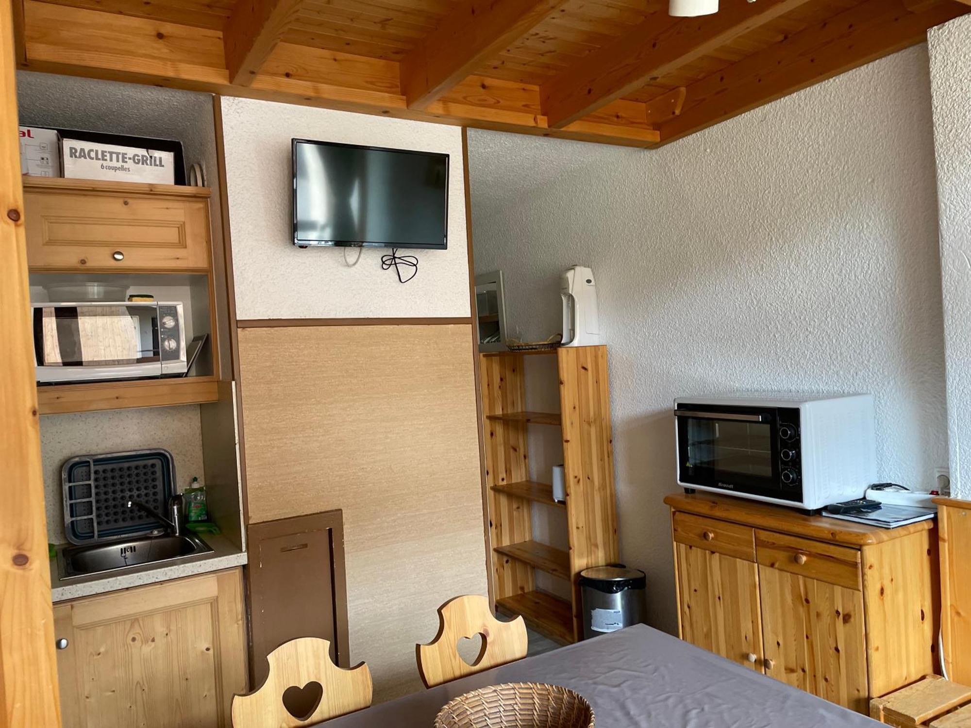 Appartement Pour 6 Personnes Au Pied Des Pistes Au Calme Aux Menuires Les Asters Saint-Martin-de-Belleville Ngoại thất bức ảnh