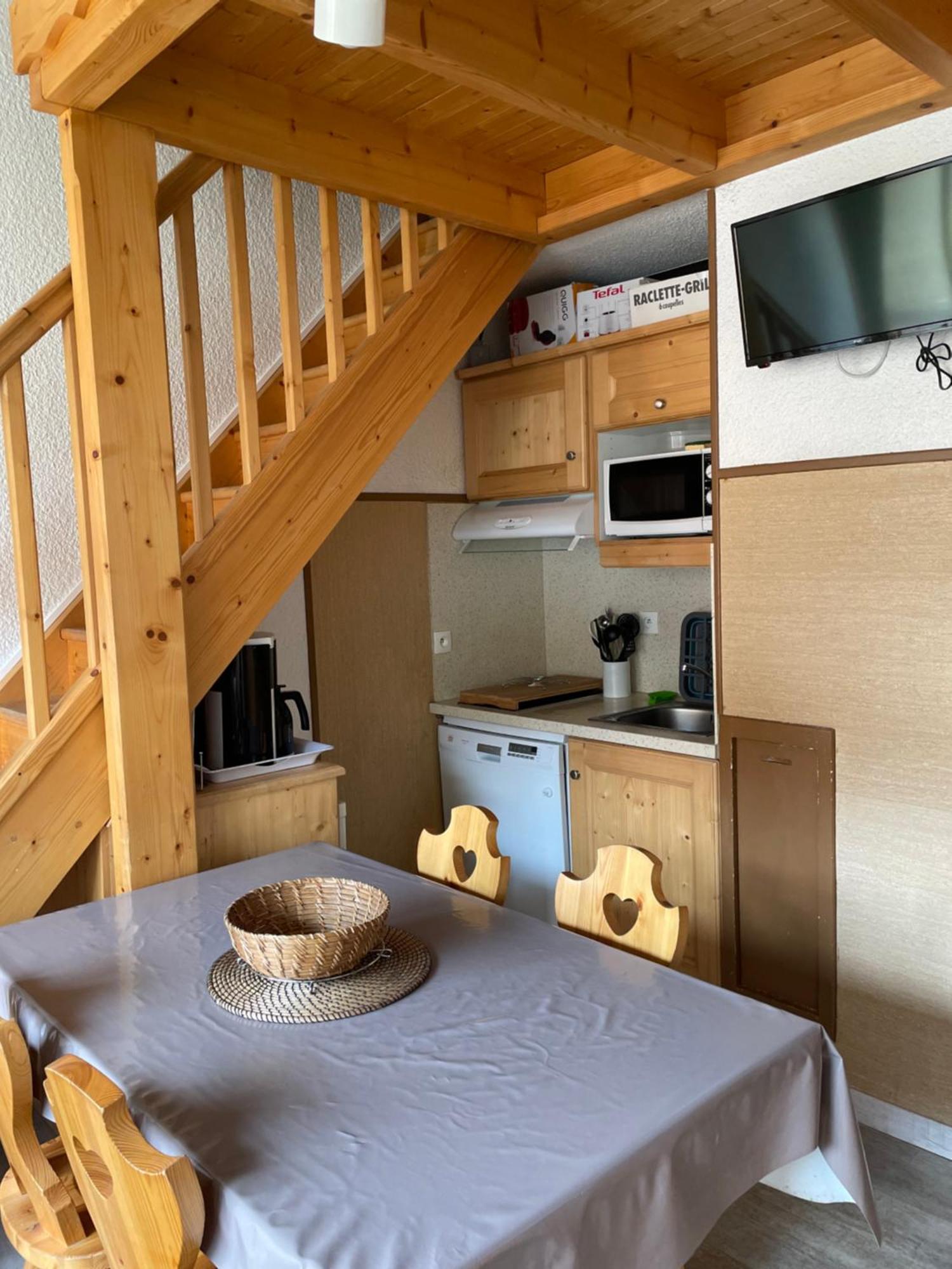 Appartement Pour 6 Personnes Au Pied Des Pistes Au Calme Aux Menuires Les Asters Saint-Martin-de-Belleville Ngoại thất bức ảnh